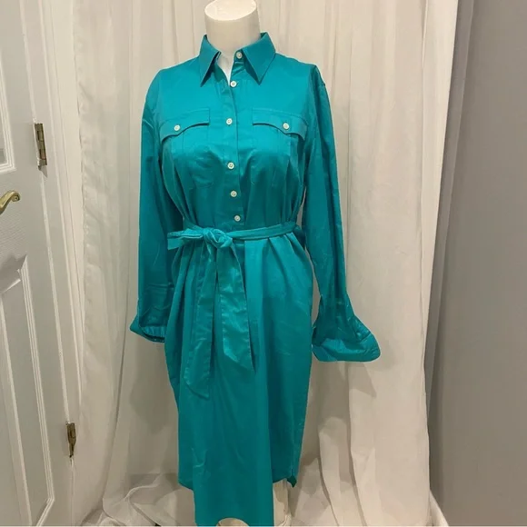 white christmas dresses Polo Ralph Lauren - Cotton Short-Sleeve Dress main image 0